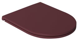 Sapho INFINITY WC sedátko, SLIM, Soft Close, Easy Take, maroon red - 40KF0543I-S