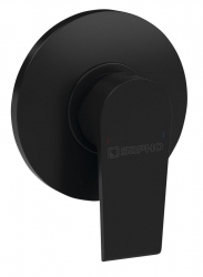 Sapho Kai Podomítková sprchová baterie 1 výstup černá mat