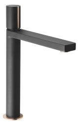 Sapho Kaisa Stojánková vysoká umyvadlová baterie černá/růžové zlato