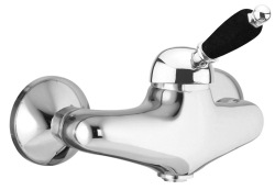 Sapho Kirké Black Sprchová baterie 150mm černá páčka chrom