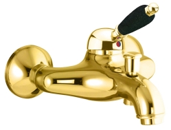 Sapho Kirké Black Vanová baterie 150mm černá páčka zlato