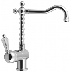 Sapho Kirké Crystal Stojánková dřezová baterie páčka krystal chrom