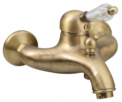 Sapho Kirké Crystal Vanová baterie 150mm páčka krystal bronz