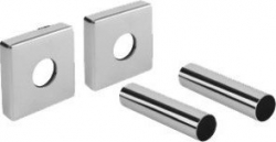 Sapho Krycí rozeta hranatá, chrom