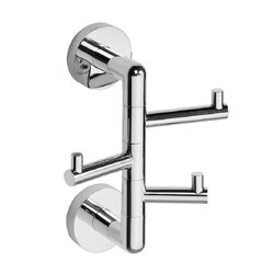 Sapho LARISSA Koupelnový trojháček otočný, chrom