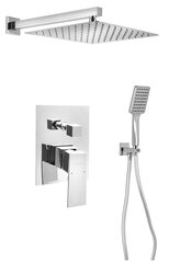 Náhled obrázku: Sapho LATUS podomítkový sprchový set s pákovou baterií, 2 výstupy, chrom - 1102-42-03 