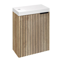 Sapho LATUS X Strip Skříňka pod umyvadlo 39,4x50x22cm, dub alabama