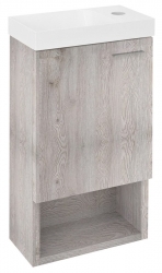 Sapho Latus XI Skříňka pod umývátko úzká 30x53x16,5cm dub Mocca