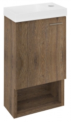 Sapho Latus XI Skříňka pod umývátko úzká 30x53x16,5cm dub Sherwood - LT711-1515