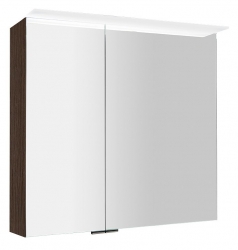 Sapho LINEX Galerka s LED osvětlením, 80x70x15cm, borovice rustik - LX080-0016