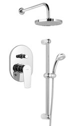 Sapho LOTTA podomítkový sprchový set s pákovou baterií, 2 výstupy, chrom - LT744