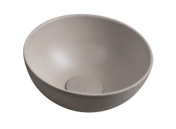 Sapho MINOR Umývátko na desku kulaté 26 cm beton písková
