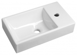 Sapho MINOS Keramické umývátko 45x26 cm, pravé - 4057