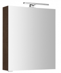 Sapho MIRRÓ Galerka s LED osvětlením, 60x70x16cm, levá/pravá, borovice rustik