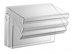 Sapho Nástěnná sprchová hubice Sapho Kaskáda náklopná chrom