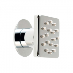 Sapho Nástěnná sprška s otočným kloubem hranatá chrom