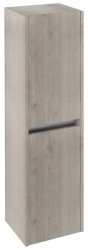 Sapho Nirona Koupelnová skříňka vysoká 35x140x30cm 2x dvířka levá/pravá dub Mocca (NR351)