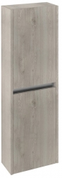 Sapho Nirona Koupelnová skříňka vysoká 40x140x20cm 2x dvířka levá/pravá dub Mocca (NR451)