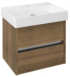 Sapho Nirona Skříňka pod umyvadlo 57x51,5x43cm dub Sherwood (NR062) - NR060-1515