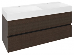 Náhled obrázku: Sapho Odetta Skříňka pod umyvadlo 118x50x43,5cm borovice rustik - DT120-1616 