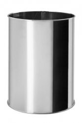 Sapho Odpadkový koš bez víka 9l, leštěná nerez