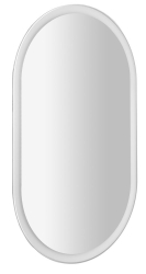 Sapho PARGA Oválné zrcadlo s LED osvětlením 60x100cm