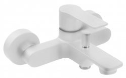 Sapho Pax Nástěnná vanová baterie 150mm, bílá mat