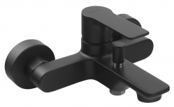 Sapho Pax Nástěnná vanová baterie 150mm, černá mat