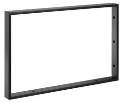 Sapho Podpěrná konzole 490x330x40mm, lakovaná ocel, černá mat, 1 ks