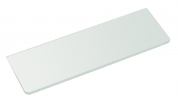 Náhled obrázku: Sapho Police 200x100x8 mm, mléčné sklo 