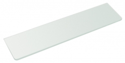 Sapho Police do koupelny 500x100x8mm mléčné sklo