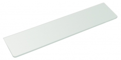 Sapho Police do koupelny 600x100x8mm mléčné sklo
