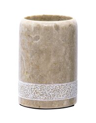 Sapho POSH Koupelnová sklenka na postavení, mramor, béžová