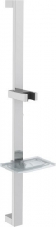 Sapho Posuvný držák sprchy s mýdlenkou 680mm chrom