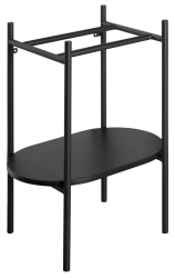 Sapho PUNO konstrukce pod umyvadlo 550x780x360 mm, černá - SKA570-2