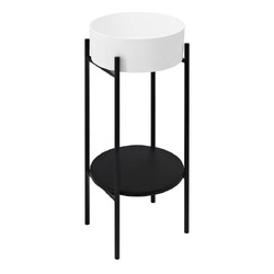 Náhled obrázku: Sapho PUNO podstavec s umyvadlem 375x870x448xmm, černá 