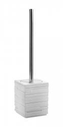 Sapho QUADROTTO WC štětka na postavení bílá