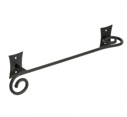 Náhled obrázku: Sapho REBECCA Držák na ručníky bez vrtání 300x61 mm černá 