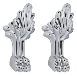 Sapho RETRO podpěrné nohy krátké, 2 ks, chrom - 103700000093