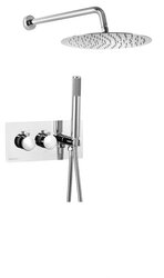 Náhled obrázku: Sapho RHAPSODY podomítkový sprchový set s termostatickou baterií, 2/3 výstupy, chrom - 5508-02 