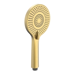 Sapho Ruční masážní sprcha průměr 120mm, 3 funkce, ABS/zlato mat