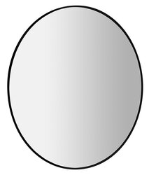 Sapho SHARON Kulaté LED podsvícené zrcadlo 80cm, černá mat