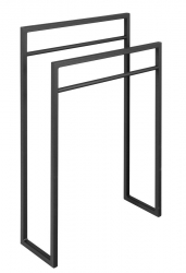 Náhled obrázku: Sapho SKA Stojan na ručníky, černá mat 