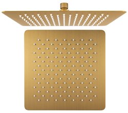 Sapho SLIM hlavová sprcha, 300x300mm, zlato mat