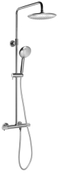 Sapho Solaris Sprchový sloup s termostatickou baterií chrom