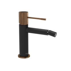 Sapho Solaris Stojánková bidetová baterie bez výpusti černá/měď mat