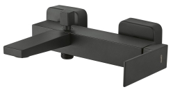 Sapho Spectre Nástěnná vanová baterie 150mm černá mat