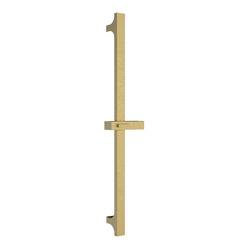 Sapho Sprchová tyč, posuvný držák, hranatá, 680mm, ABS/zlato mat - 1206-07GB