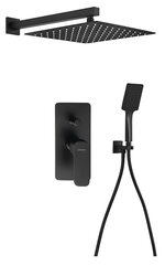 Sapho SPY podomítkový sprchový set s pákovou baterií, 2 výstupy, černá - PY42/15-03