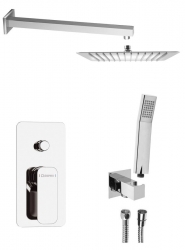 Sapho Spy Podomítkový sprchový set s pákovou baterií, 2 výstupy, chrom